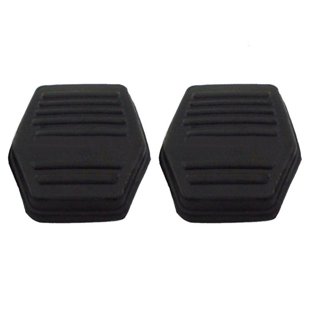 1 пара педали сцепления черный резиновый Чехол нескользящая накладка замена для