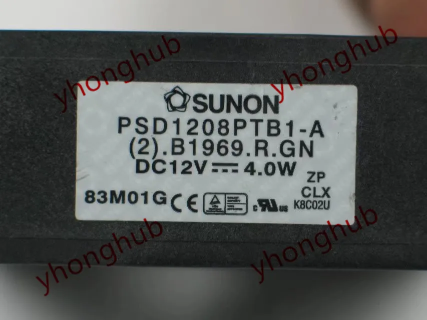 SUNON PSD1208PTB1 A (2).B1969.R.GN DC 12 В 4 0 ВТ 80x80x25 мм вентилятор охлаждения сервера|square fan|server fandc