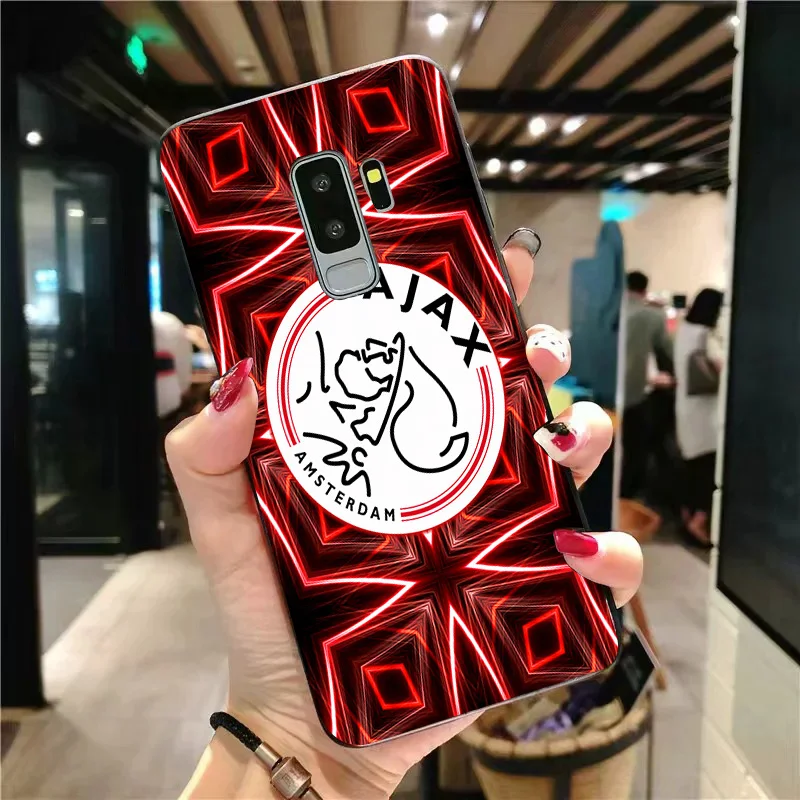 Yinuoda чехол для телефона Ajax команды samsung Galaxy Note4 5 9 A7 A8 A9 2018 черный мягкий из ТПУ J2Pro J4