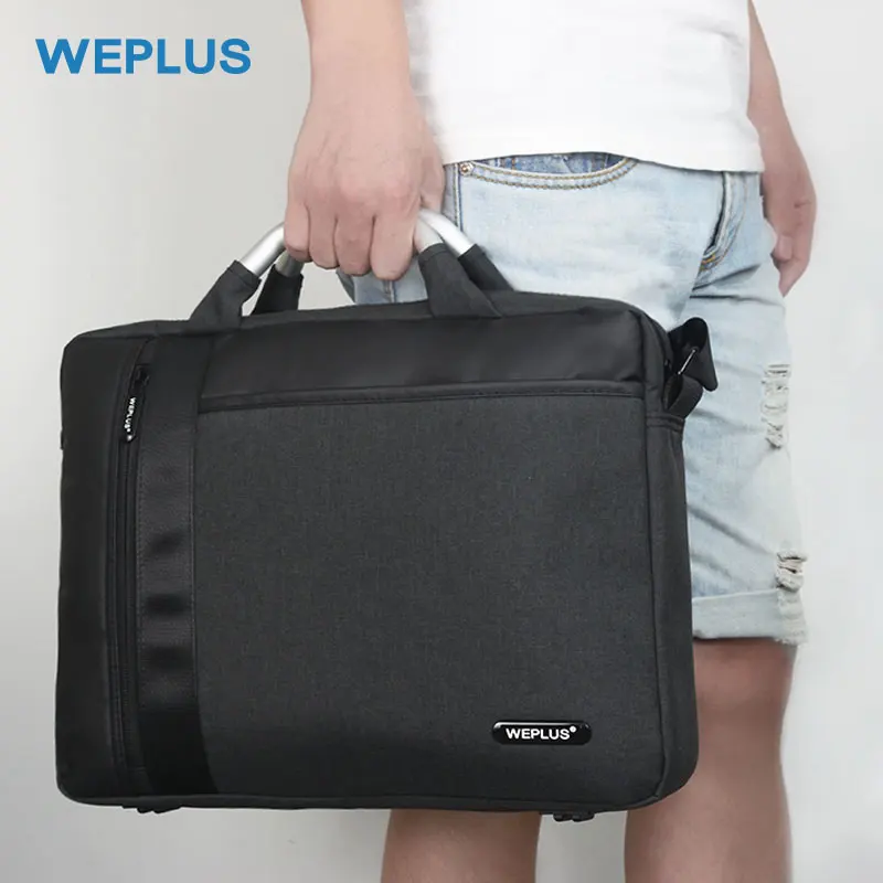 WEPLUS 14 4 дюйма Портфель Сумка для ноутбука с ручкой из сплава мужчин
