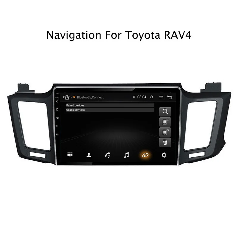 10 1 &quot2.5D Android 8 автомобиля DVD gps для Toyota RAV4 2013 2014 2015 2016 2017 2018 Автомобиль Радио Стерео
