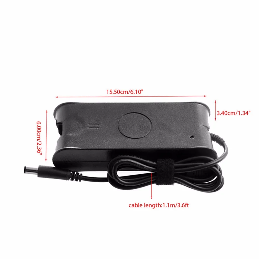 

19.5V 4.62A 90W Adapter Charger Power Supply&Cord For Dell Latitude D620 e5400 e5500 e6400 e6500