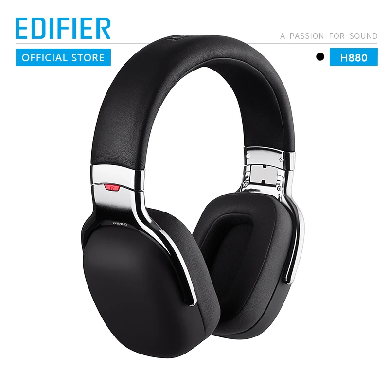 Наушники EDIFIER H880 со съемным AUX шнуром и встроенным микрофоном с дистанционным