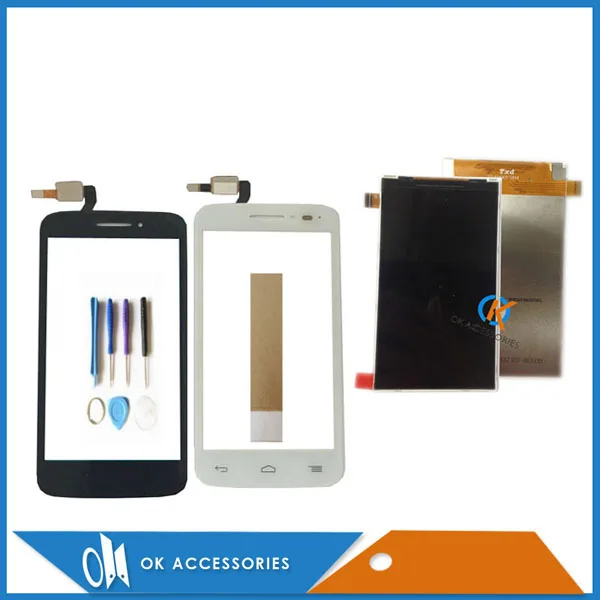 Для Alcatel One Touch POP 2 OT5042 5042 5042D 5042X отдельный сенсорный экран с ЖК дисплеем черного и