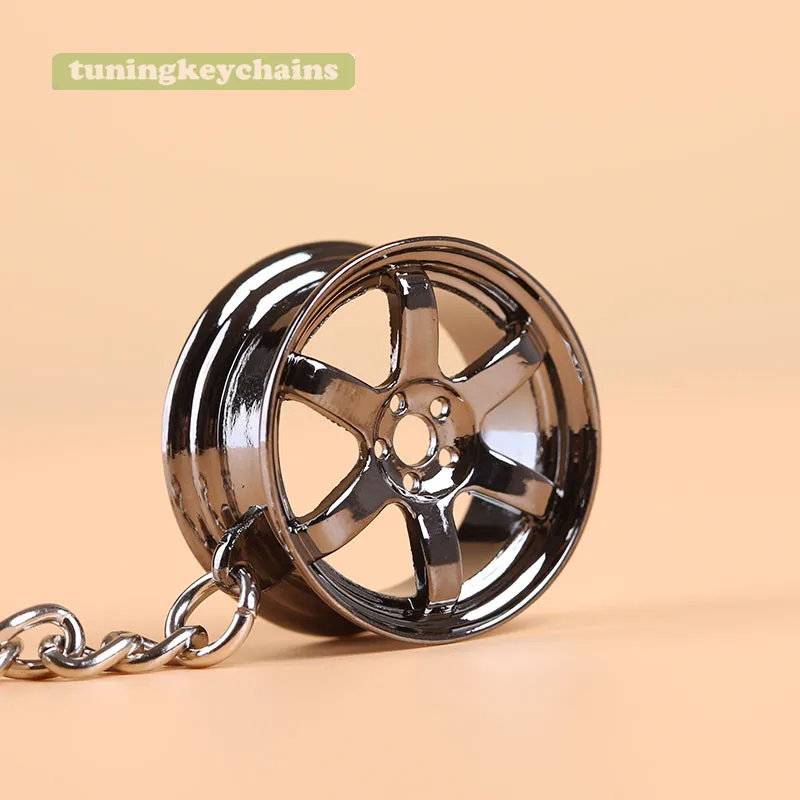 Металлический брелок для ключей Te37|tuning keychain|keychain tuningwheel rim keychain |