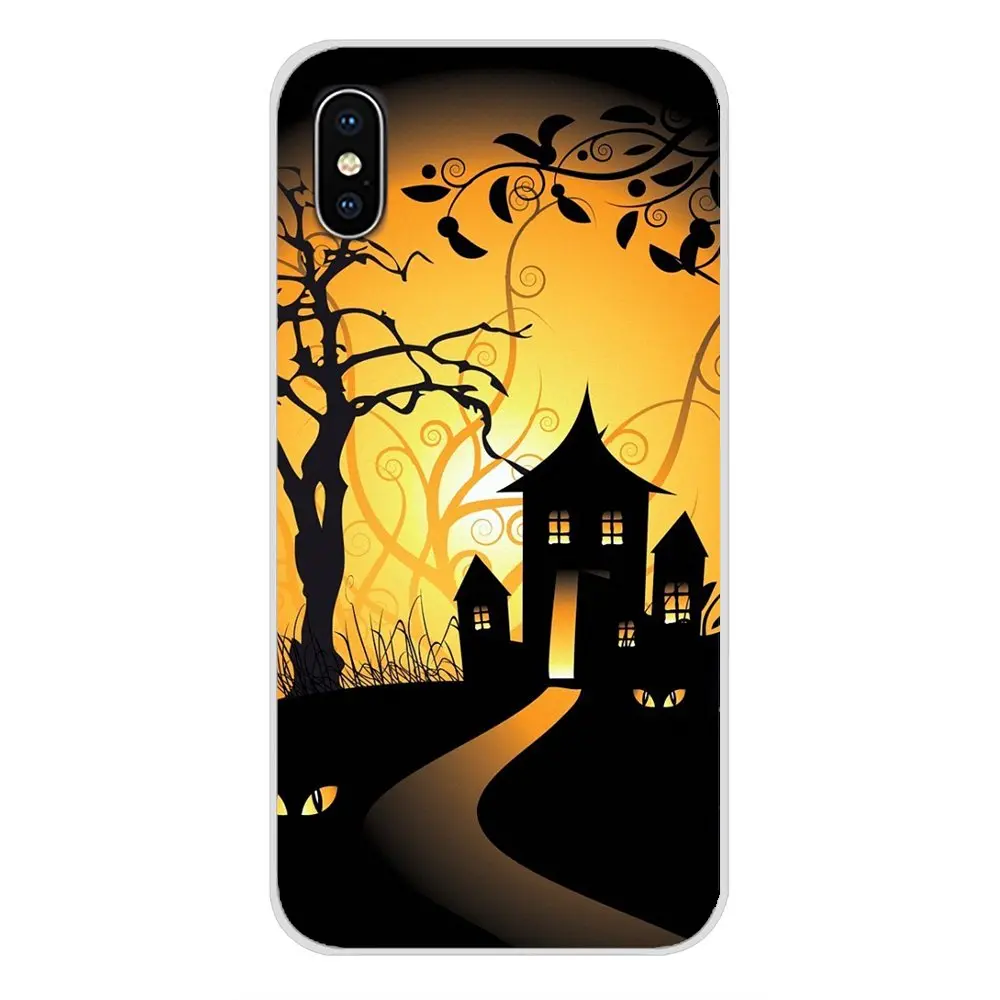 Мобильный телефон чехлы с рисунком тыквы на Хэллоуин для Xiaomi Redmi Note 6A MI8 Pro S2 A2 Lite Se