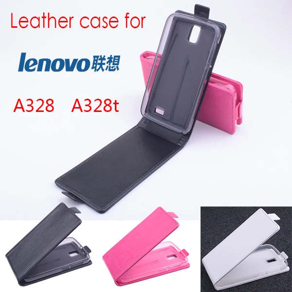 Роскошный кожаный чехол для Lenovo A328 A328T откидной A 328 T / мобильный телефон чехлы