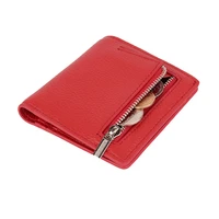 fashion mini wallet women genuine leather wallets female hasp zipper design coin purse id card holder slim wallet lady coin bag