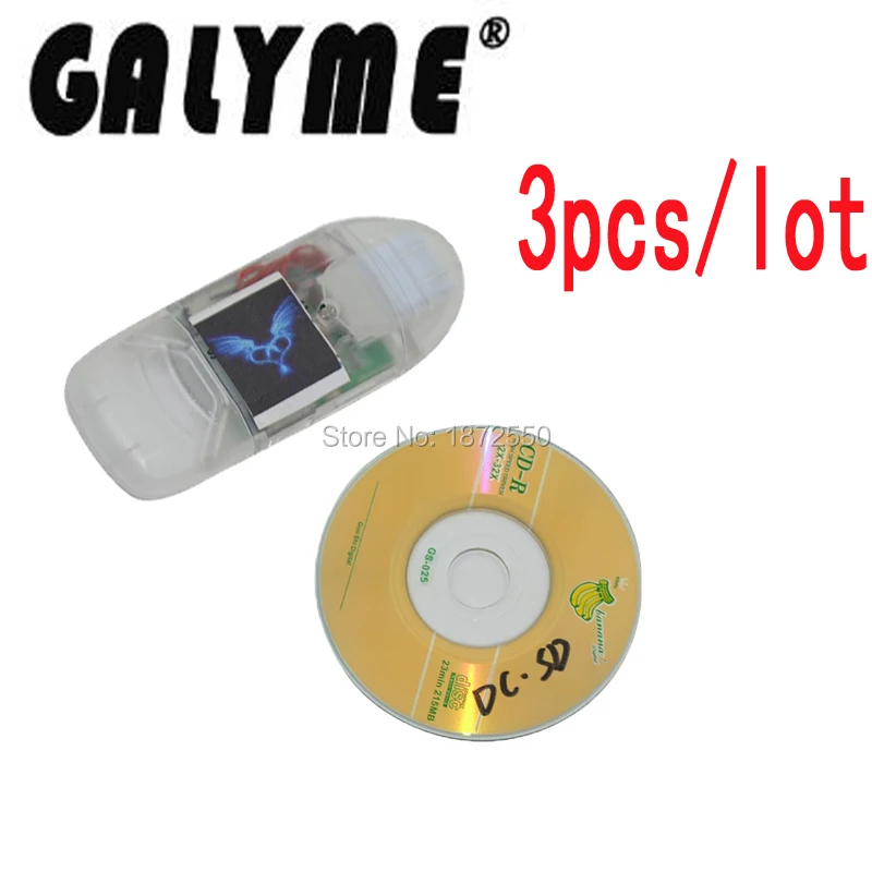 3 шт./лот Лидер продаж для Sega Dreamcast DC Game SD Card адаптер конвертер ридер с индикатором