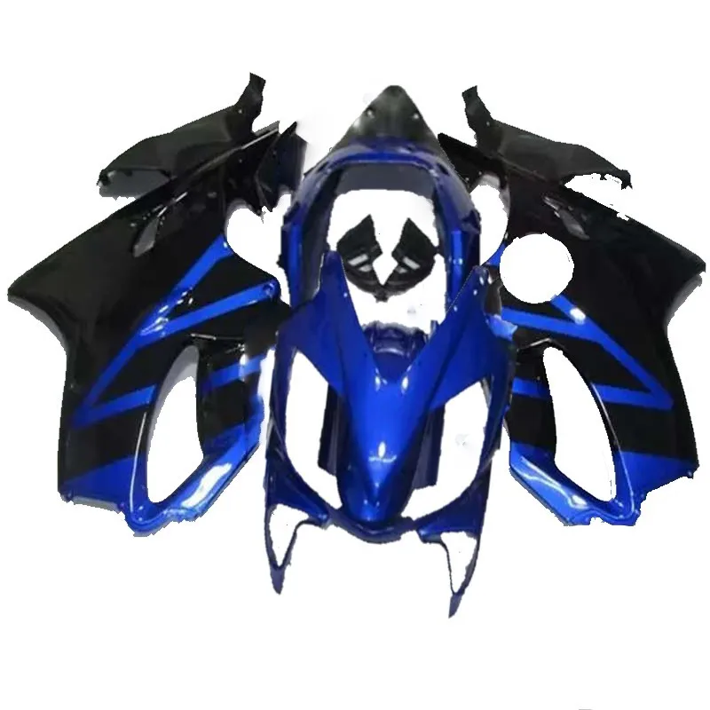 Литые под давлением Пластиковые обтекатели для HONDA CBR 600 F4i 04 05 06 07 синий глянцевый