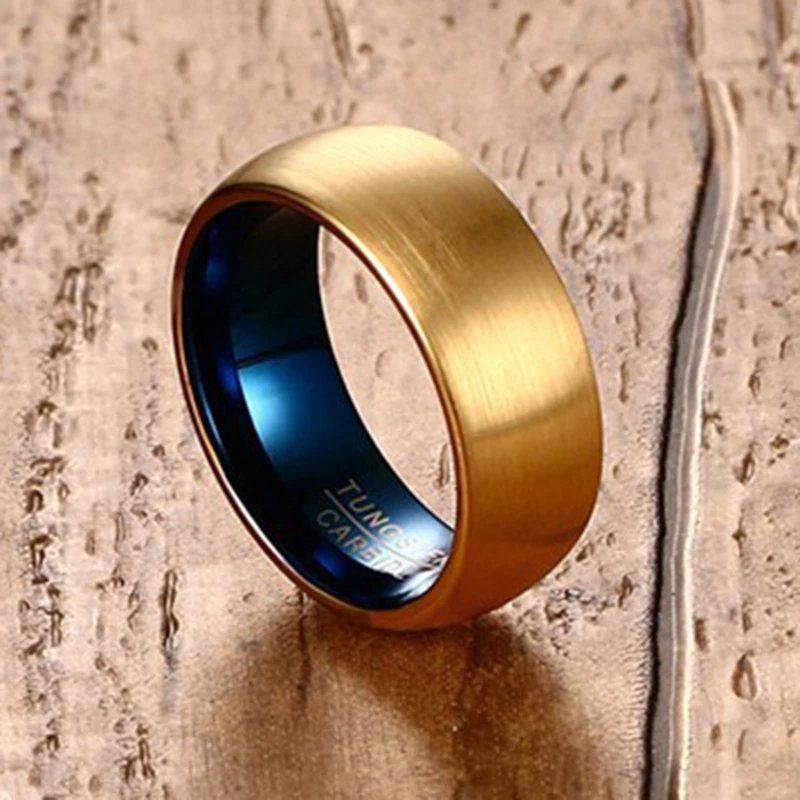 Мужское кольцо из карбида вольфрама 8 мм | Украшения и аксессуары