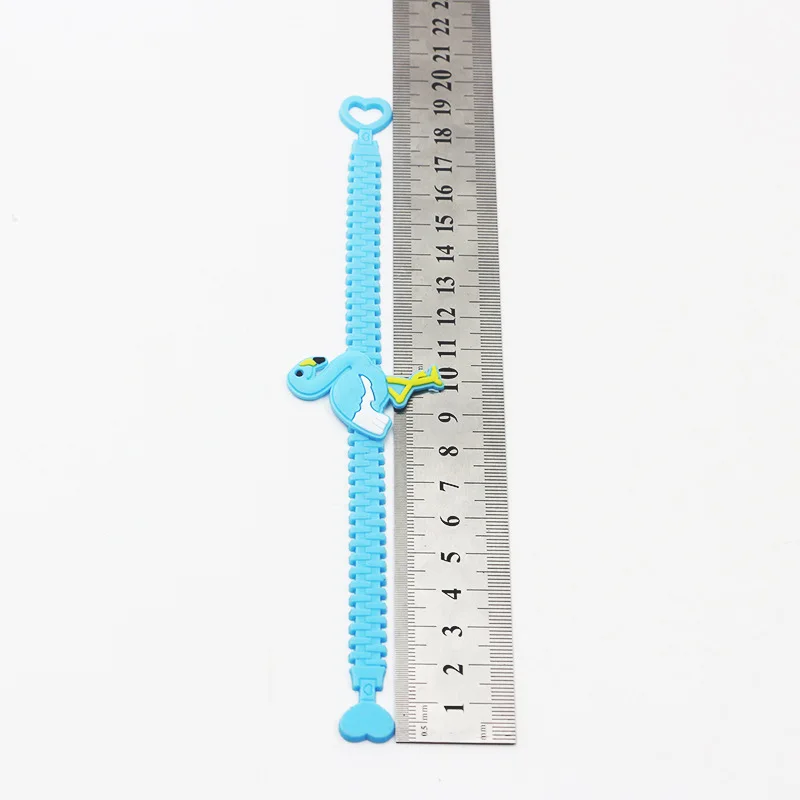 6 шт./Лот резиновый браслет с фламинго для вечеринки украшения дня рождения