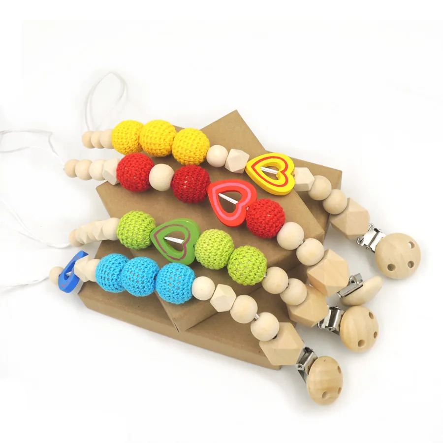 4 шт. деревянные бусины держатели для пустышки|bead bear|bead chainbead divider |