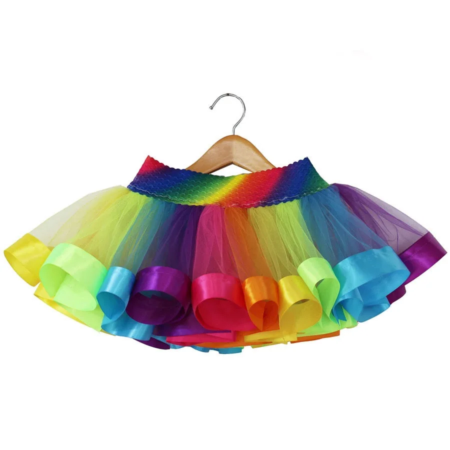 Новинка 2019 летняя модная бальная юбка для маленьких девочек яркое платье