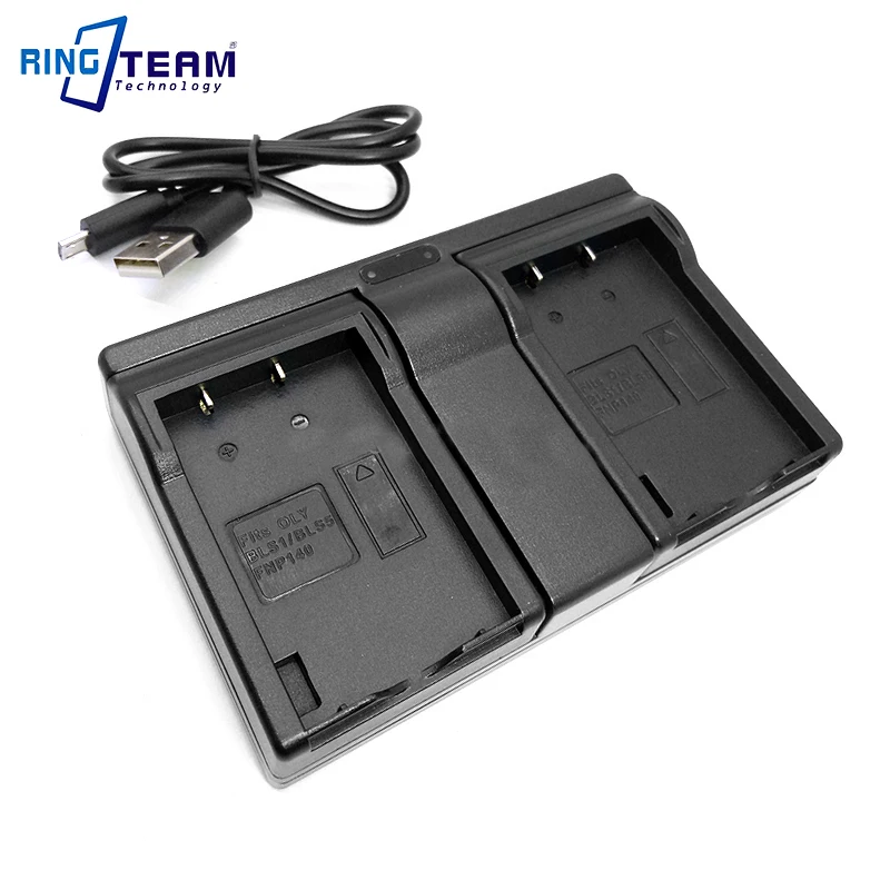 Зарядное устройство с двумя USB-портами для Fujiflim Digital NP-F140 S100FS S200EXR S205EXR... |