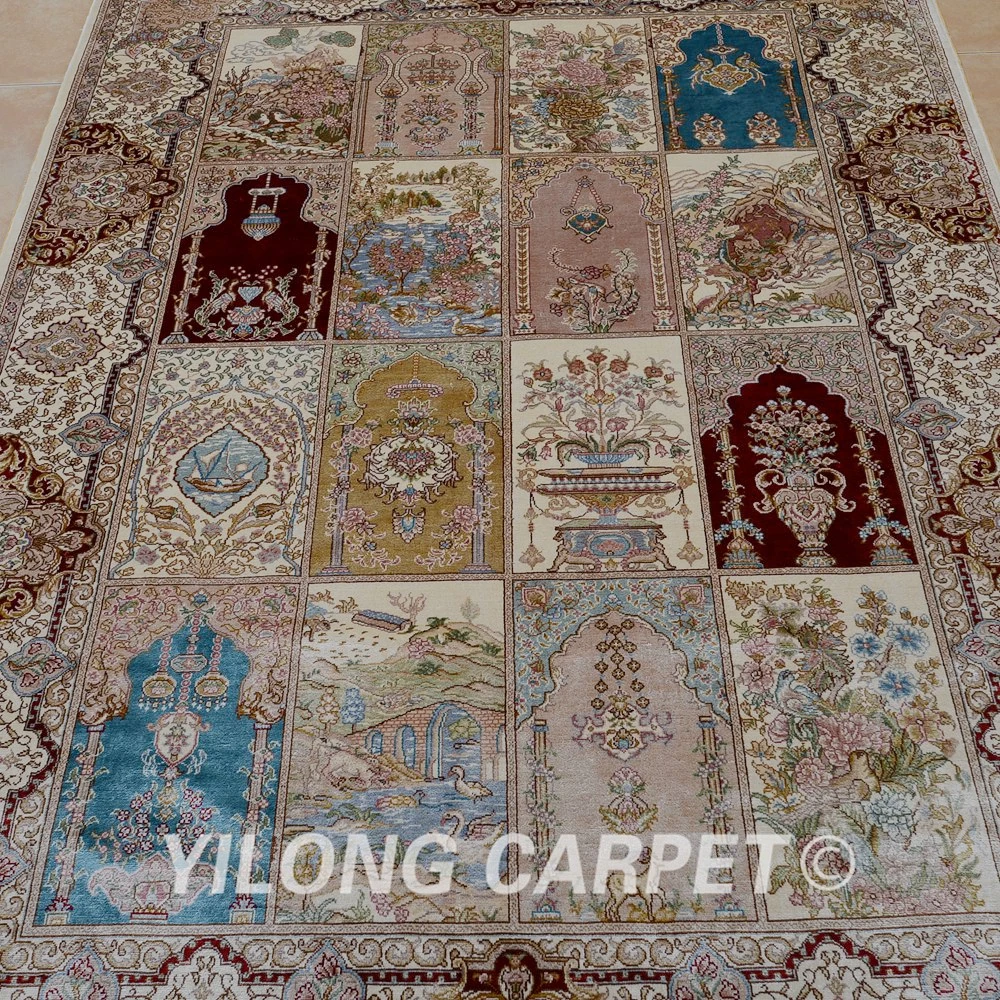 Традиционный садовый дизайнерский коврик Yilong 4 'x 6' для гостиной выгодный