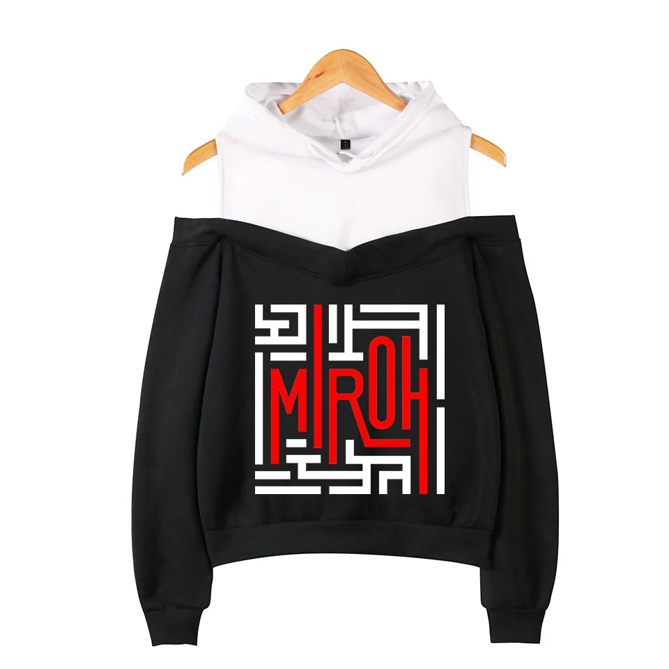 Детская толстовка FRDUN TOMMY Stray kids уличная одежда модная с открытыми плечами Женская