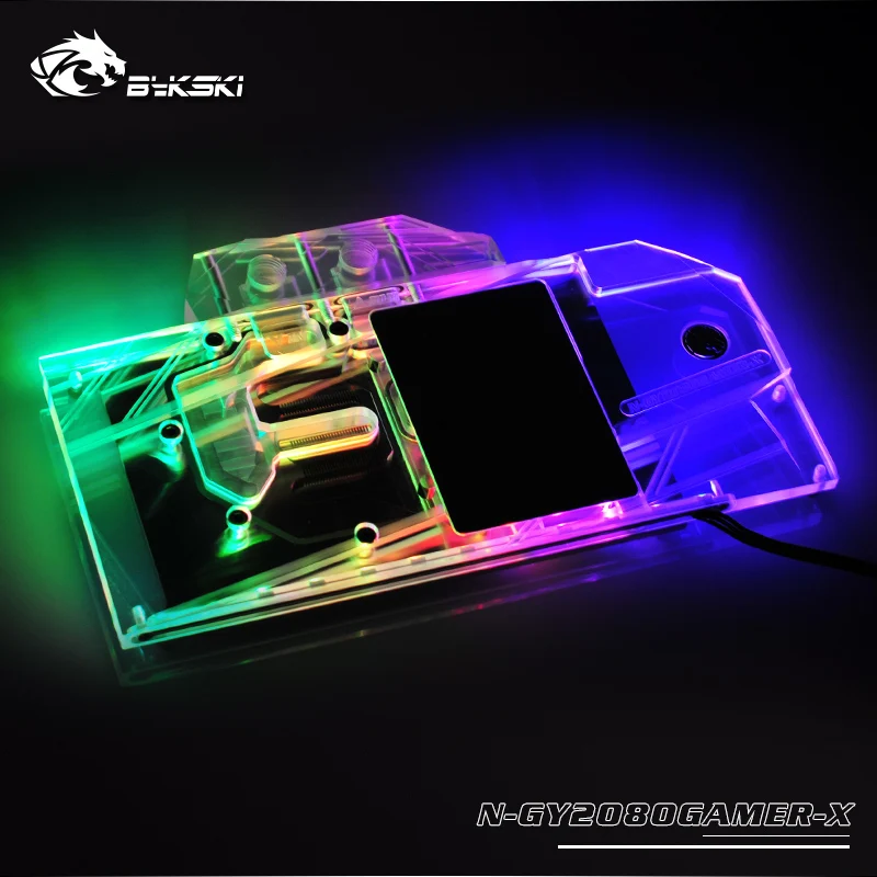 Блок водяного охлаждения Bykski для геймеров Galax RTX 2080 графический процессор с