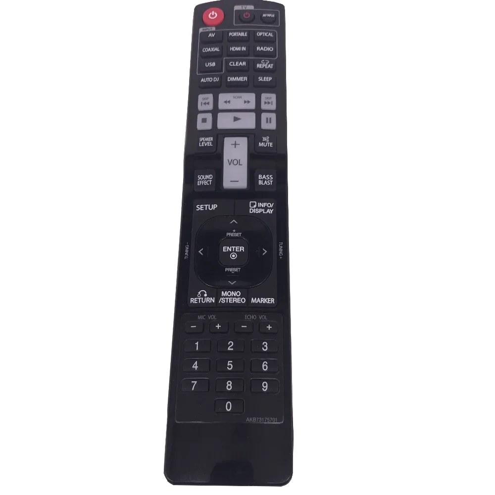 Бывший в употреблении оригинальный AKB73175701 для LG AV Приемник дистанционное