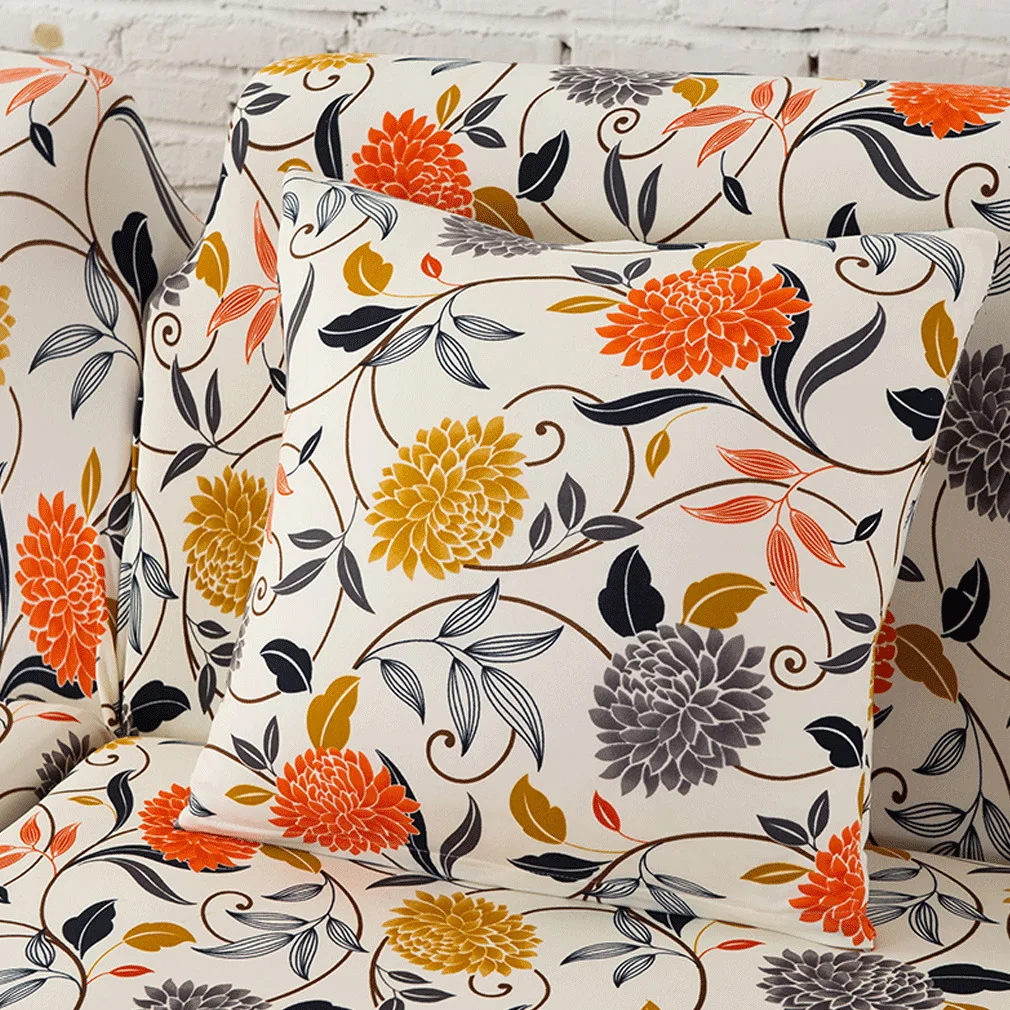 2019 Newest Hot Floral High Quality Polyester Stretch Sofa Slipcovers Washable Pet Protector Soft Couch Covers 1/2/3 Seater | Дом и сад