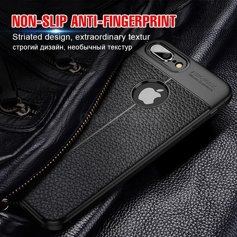 Роскошный силиконовый кожаный чехол для iPhone 6 6s 7 8 Plus телефона X 10 XS Max XR