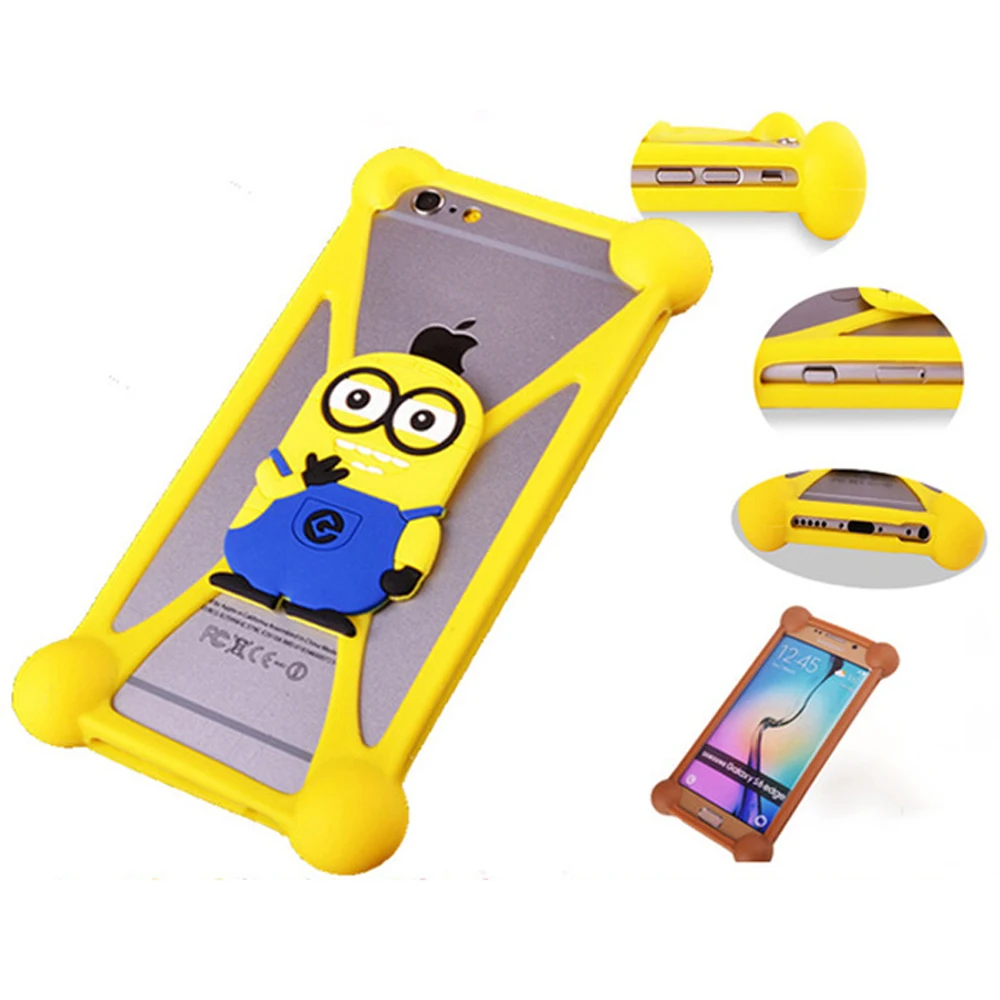 Универсальный 3D Мягкий силиконовый чехол для смартфона Alcatel Pixi First PIXI3 3 5 &quot4&quot 4