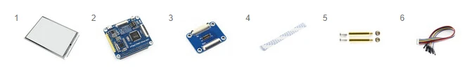 Waveshare 6 дюймов E-Ink дисплей шляпа для Raspberry Pi 800*600 Разрешение e-Бумага IT8951 контроллер USB/SPI/I80/I2C интерфейс