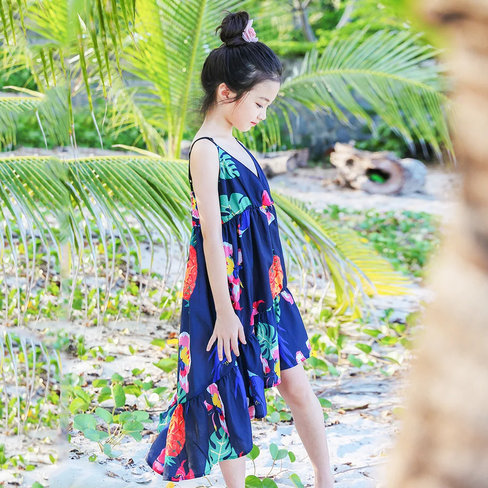 2019 Summer Girls Dress Kids Bohemian Dresses for 10 Years Children Clothing Beach Baby | Детская одежда и обувь