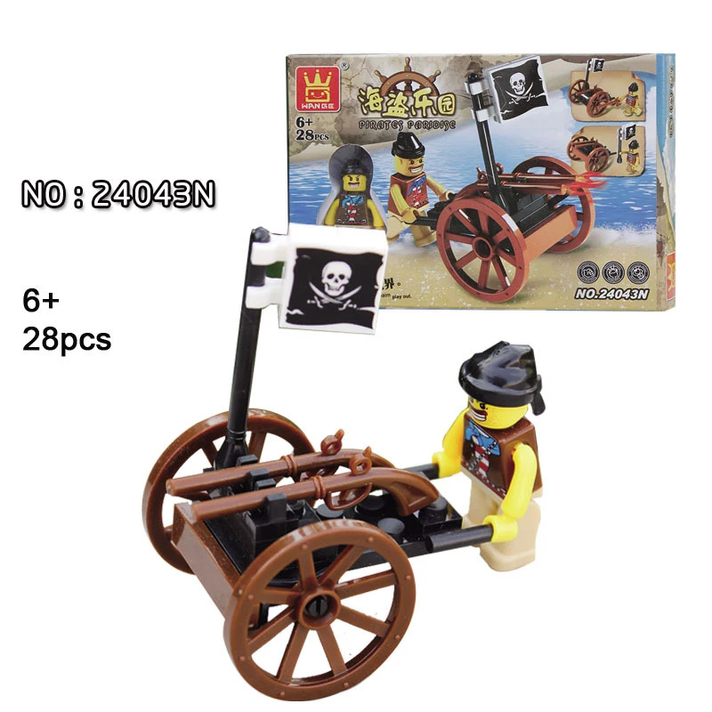 Pirate Ship Building Blocks Toys ABS Plastic Small Particles Children Assembly Puzzle Gifts Educational | Игрушки и хобби