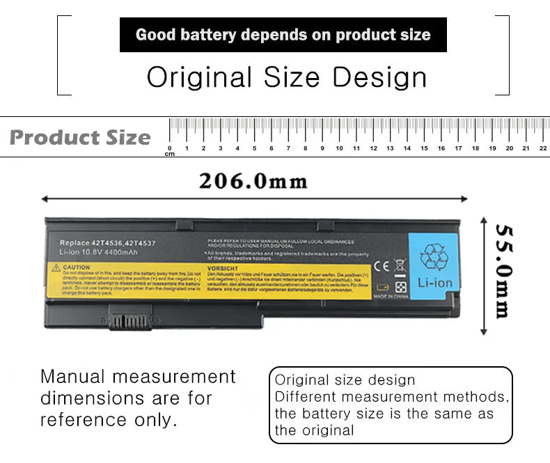 Аккумулятор для ноутбука Lenovo ThinkPad X200 X200s X201 X201i X201s 42T4834 42T4835 43R9254 ASM 42T4537 FRU 42T4536