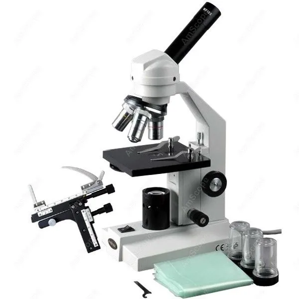 

Студенческий составной Микроскоп-AmScope поставки 40X-640X студенческий составной Микроскоп с механической стадией