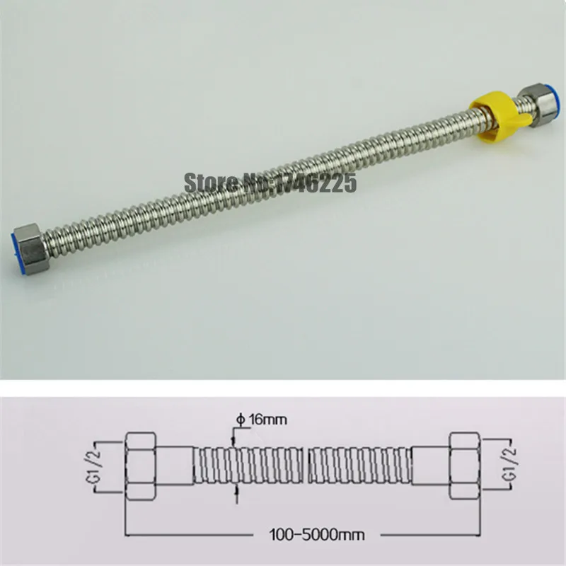 Шланг из нержавеющей стали 304 с сильфоном для водонагревателя шланг унитаза
