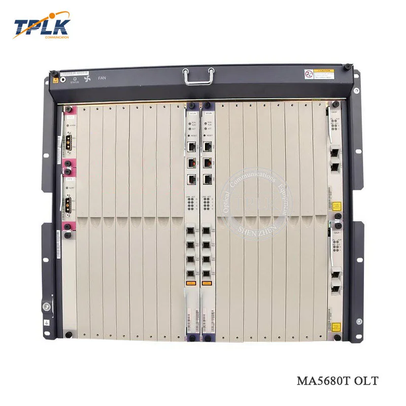 Высокое качество оригинальный GPON OLT MA5680T с 2 * SCUN + gicf PRTE X2CS и один 8 Порты доска GPBD C