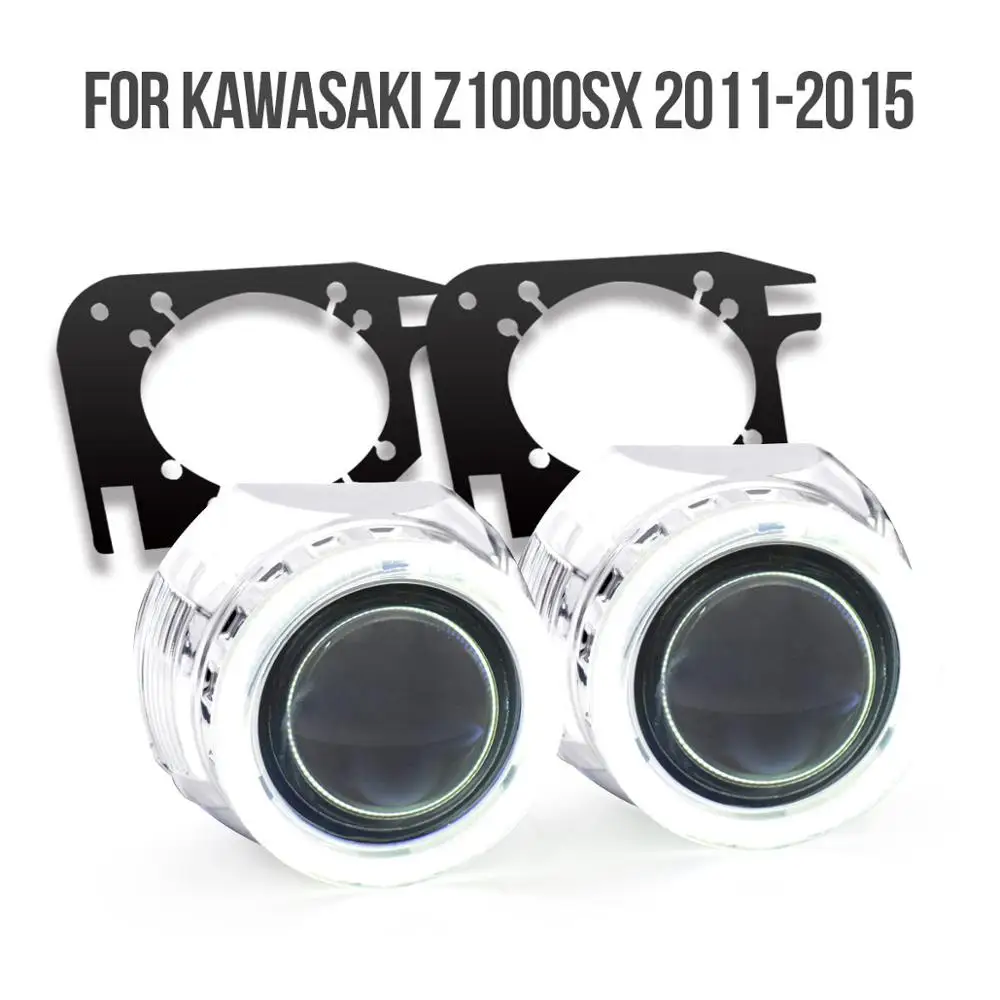 Without Demon Eye Одежда с «Hello Kitty»; по индивидуальному заказу HID проекционный комплект для Kawasaki Z1000SX 2011- HP26-A - Цвет: Without Demon Eye