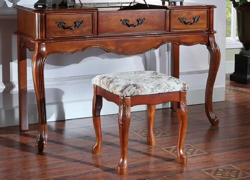 Роскошный туалетный стул для пианино модный макияжа деревянный с резьбой 100%