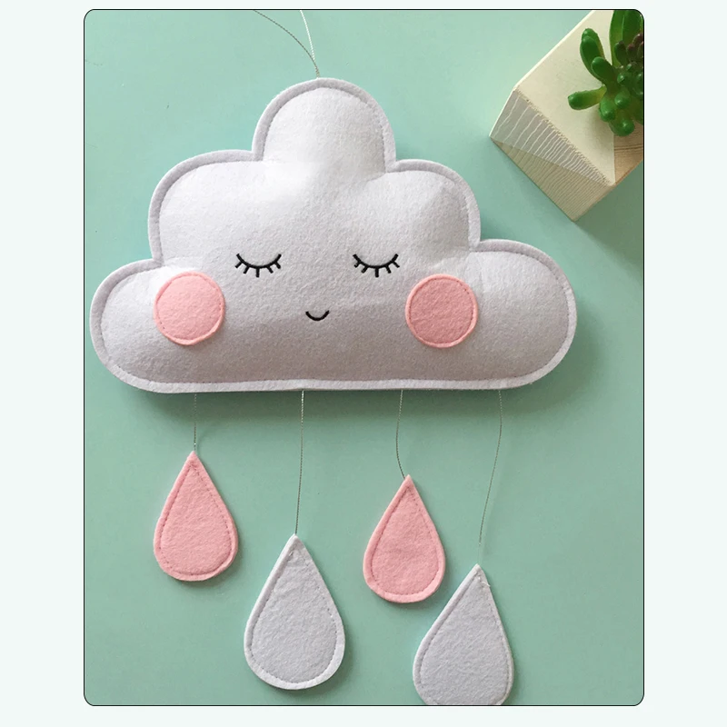 Скандинавский декор для детской комнаты в виде облака подвесное украшение из