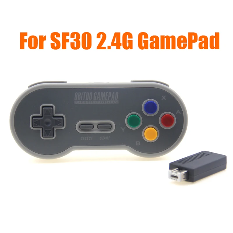 Беспроводной геймпад 8Bitdo SF30 SN30 2 4G ретро пульт управления с приемником 4 ГГц NES