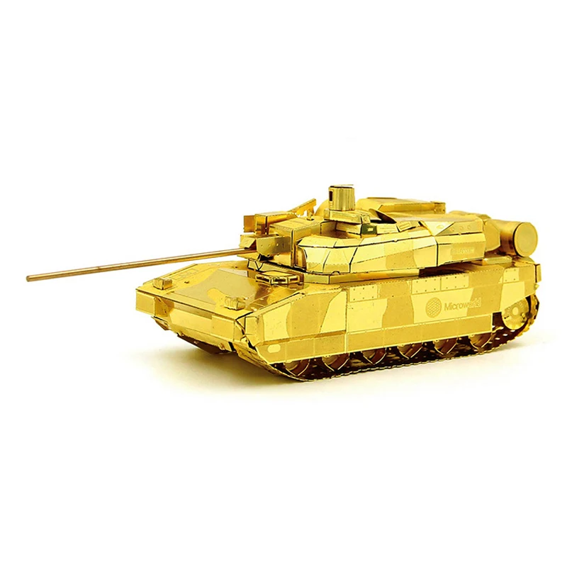 Microworld 3D металлические модели Leclerc основной боевой танк MBT модель DIY лазерная резка