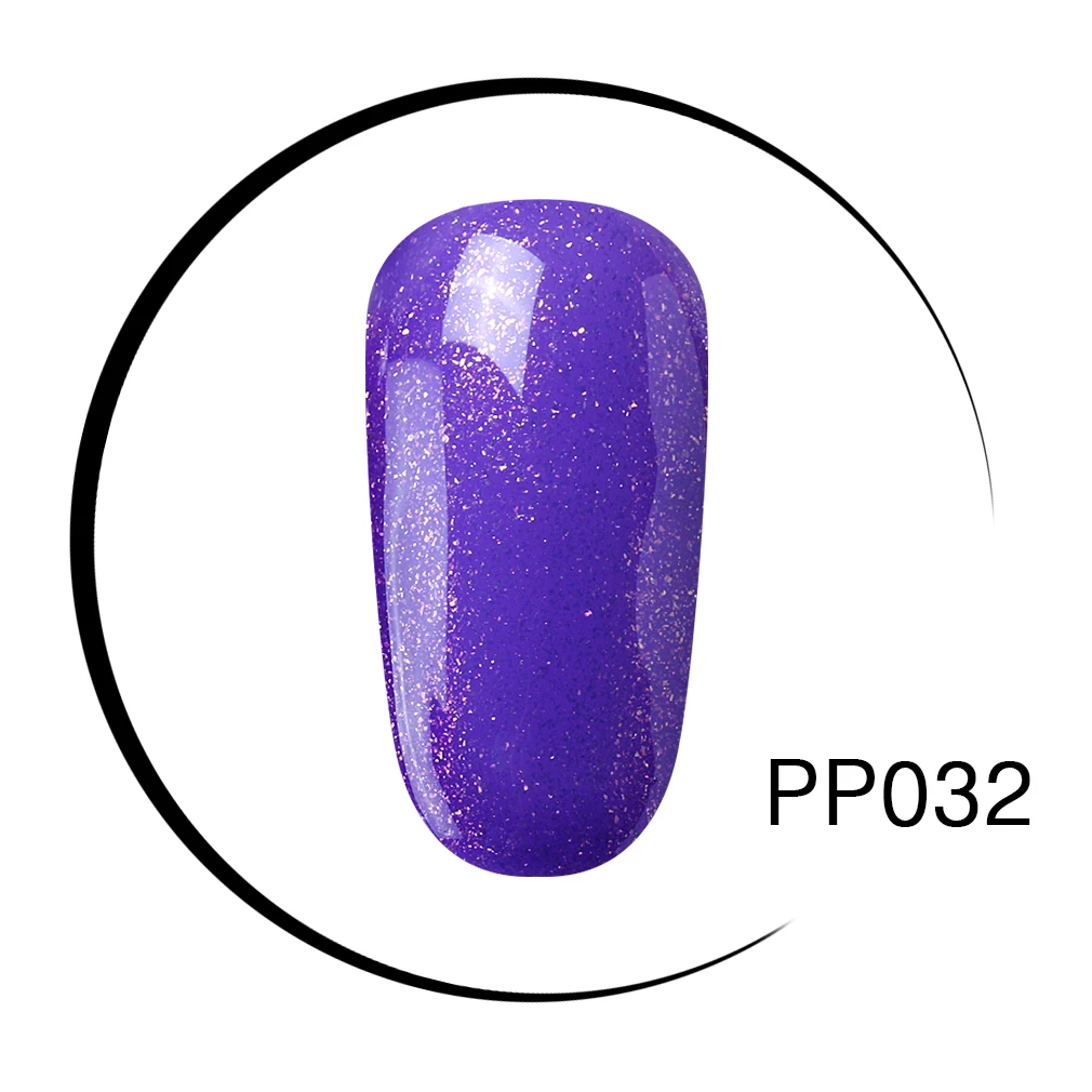 PP032 Elite99 10 мл УФ-гель для ногтей фиолетовый лак для ногтей Полупостоянный Гель-лак для ногтей - Цвет: PP032