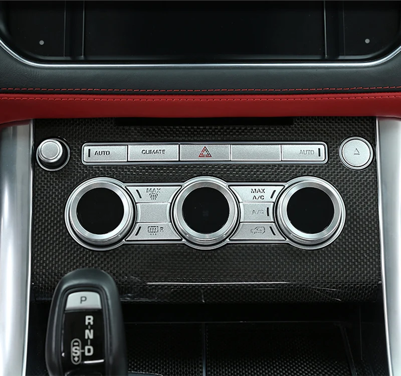 13 шт. для Range Rover Vogue 2013- Автомобильная Кнопка кондиционера накладная Накладка для Range Rover Sport- аксессуары
