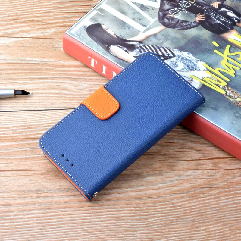 Чехол для Xiaomi Redmi 3 S модный кожаный чехол с узором Личи подставкой и слотом карт