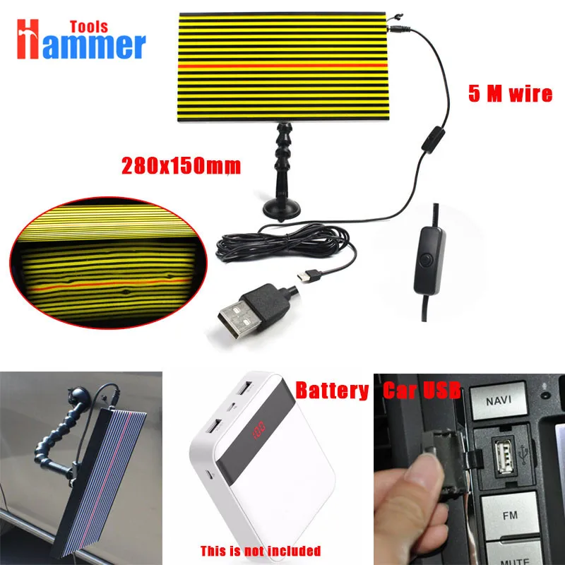 USB PDR KING светодиодный светильник Настольная лампа PDR KING лампа отражатель плата PDR KING Dent Инструменты для ремонта