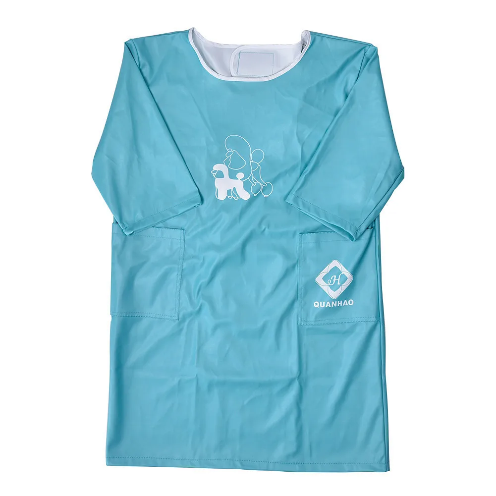 Фартук водостойкий средней длины для домашних животных 2017|sleeved apron|beautician smockapron