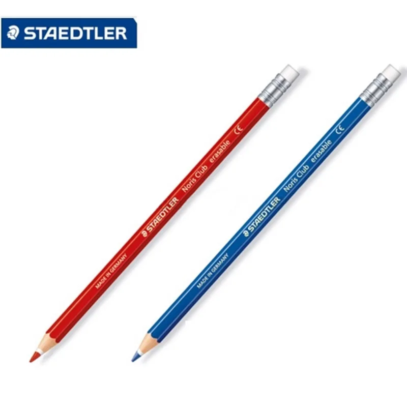 2 шт./лот STAEDTLER 14450 цветные карандаши карандаш + резиновый Аниме/граффити/красный