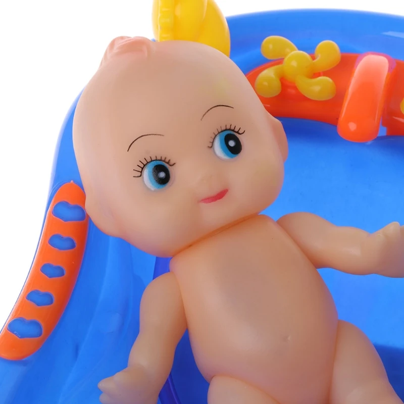 Bathtub With Baby Doll Bath Toy For Child Water Floating Toys Early Educational
