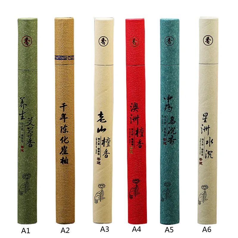 1 шт. палочки в коробке из натурального сандалового дерева буддийская ароматическая линия для благовоний