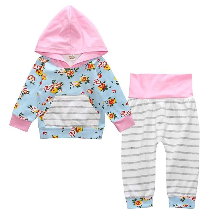 Детская одежда 2019 г. Комплект для мамы и девочки Одежда новорожденных Спортивная