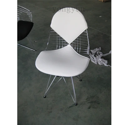 Подушка для стула из искусственной кожи, подушка для стула из проволоки, подушка для обеденного стула из полиуретана-только Подушка, без стула