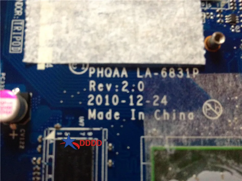 Оригинальная материнская плата для ноутбука Toshiba A665 A660 s989 K000121740 PHQAA LA-6831P