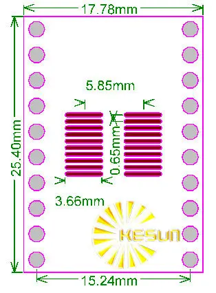 TSSOP20 SSOP20 MSOP20 SOP20 20 Pin IC адаптер розетка/адаптер пластина PCB подходит для розетка 100